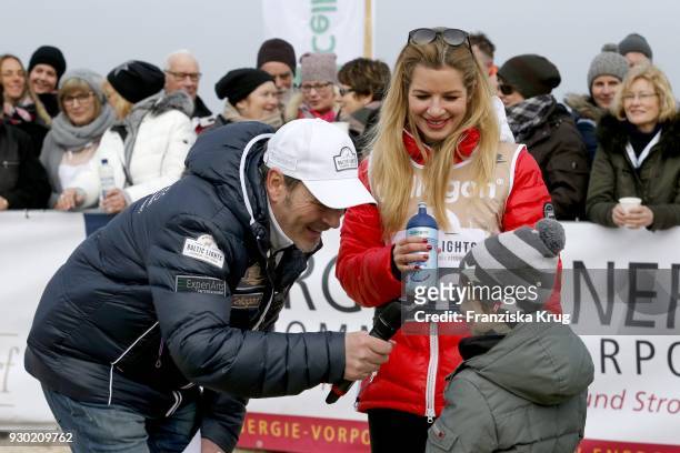Till Demtroeder and Susan Sideropoulos during the 'Baltic Lights' charity event on March 10, 2018 in Heringsdorf, Germany. The annual event hosted by...