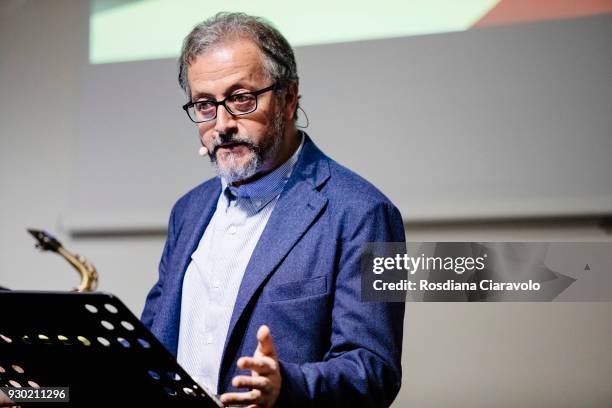 Italian writer Diego De Silva attends 'Tempo Di Libri' book show on March 10, 2018 in Milan, Italy.