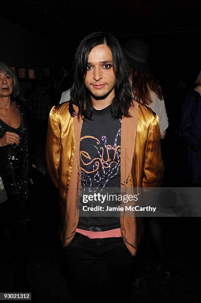 Designer Olivier Theyskens attends the launch of NARS 15X15 a project to celebrate 15 years of NARS at Industria Superstudio on November 12, 2009 in...