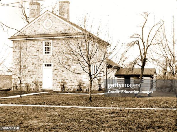 Washington's Headquarters, Valley Forge Vintage Photograph.