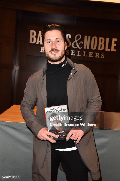 Professional dancer Valentin Chmerkovskiy during the signing of his new book "I'll Never Change My Name" at Barnes & Noble at The Grove on March 10,...