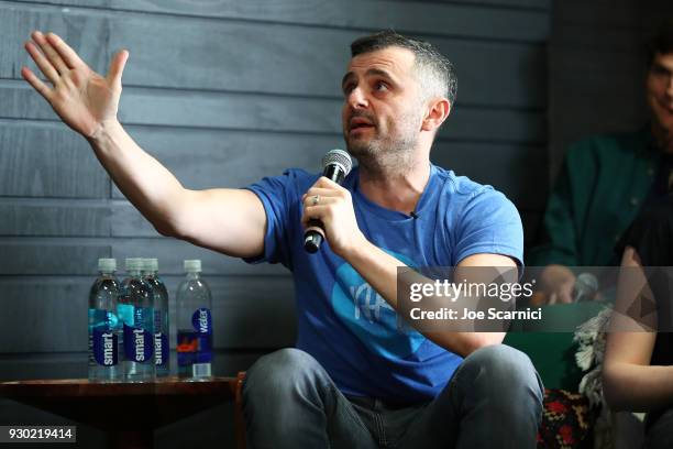 Gary Vaynerchuk speaks onstage at the Sound Ventures Tech Competition, PerfectPitch, at SXSW at Hotel Van Zandt on March 10, 2018 in Austin, Texas.