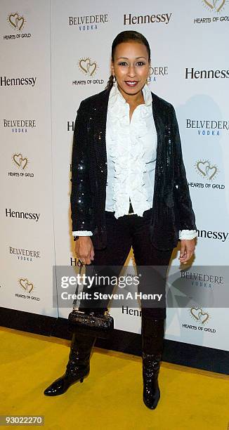 Actress Tamara Tunie attends the 13th annual Hearts of Gold gala at the Metropolitan Pavilion on November 12, 2009 in New York City.