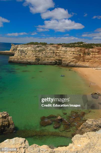 Pontal Beach, Praia do Pontal, Near to Albandeira Beach, Arma�ao de Pera, Algarve, Portugal .