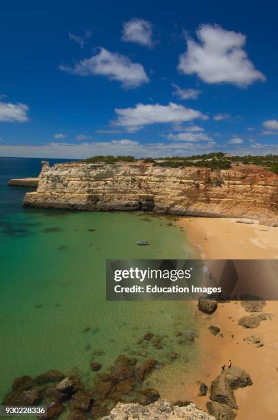 Pontal Beach, Praia do Pontal, Near to Albandeira Beach, Arma�ao de Pera, Algarve, Portugal .