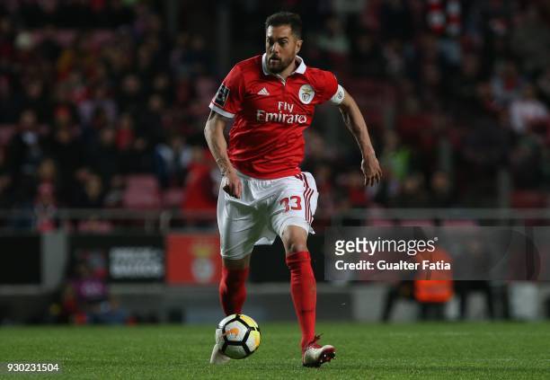 Benfica defender Jardel Vieira from Brazil in action during the Primeira Liga match between SL Benfica and CD Aves at Estadio da Luz on March 10,...