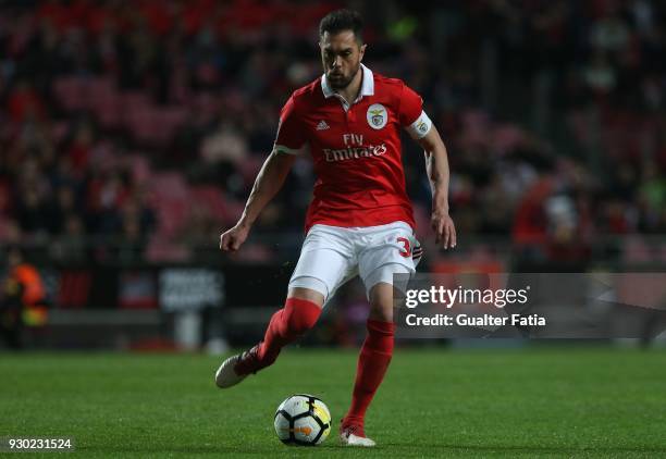 Benfica defender Jardel Vieira from Brazil in action during the Primeira Liga match between SL Benfica and CD Aves at Estadio da Luz on March 10,...