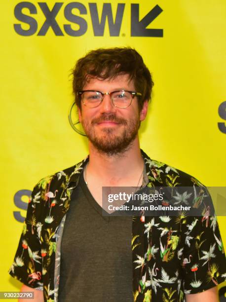 Actor John Gallagher Jr. Attends the premiere of "SADIE" during SXSW at Stateside Theater on March 10, 2018 in Austin, Texas.