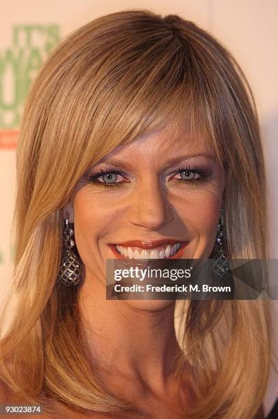 Actress Kaitlin Olson attends "It's Always Sunny in Philadelphia: A Very Sunny Christmas" DVD release premiere/party at the Guys and Dolls Lounge on...