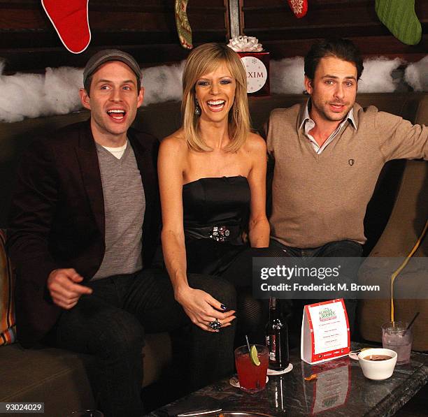 Actor Glenn Howerton, actress Kaitlin Olson and actor Charlie Day attend "It's Always Sunny in Philadelphia: A Very Sunny Christmas" DVD release...