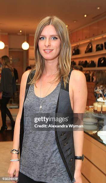 Nicky Hilton attends Platine Pop-Up Bakery and Anya Hindmarch Girl's Tea to Benefit CoachArt on November 12, 2009 in Los Angeles, California.