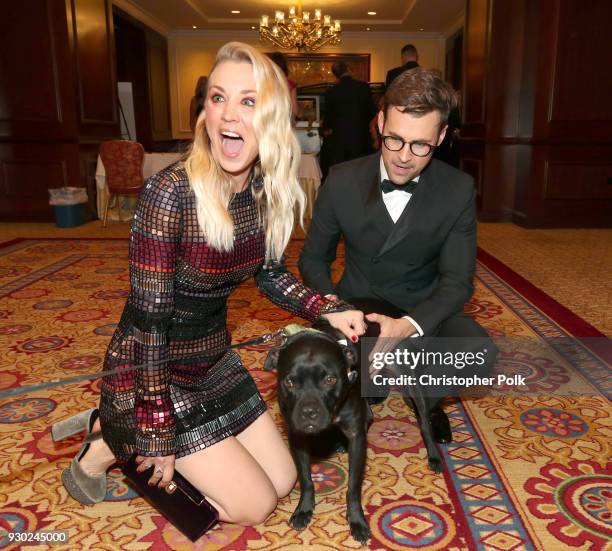 Paw Works Celebrity Ambassador/Board Member Kaley Cuoco, Todd and Paw Works Celebrity Ambassador Brad Goreski attend the James Paw 007 Ties & Tails...