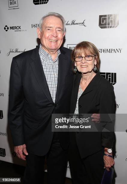 Dan Rather and Jean Goebel attend the 8th annual Fast Company Grill during SXSW on March 10, 2018 in Austin, Texas.