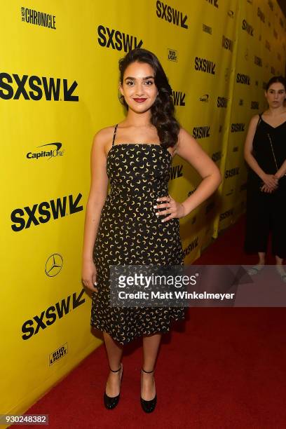 Geraldine Viswanathan attends the "Blockers" Premiere 2018 SXSW Conference and Festivals at Paramount Theatre on March 10, 2018 in Austin, Texas.