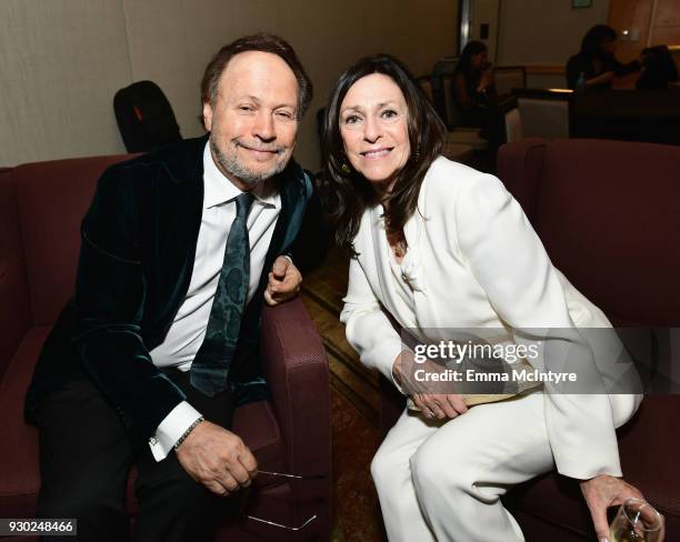 Billy Crystal and Janice Crystal attends Celebrity Fight Night XXIV on March 10, 2018 in Phoenix, Arizona.