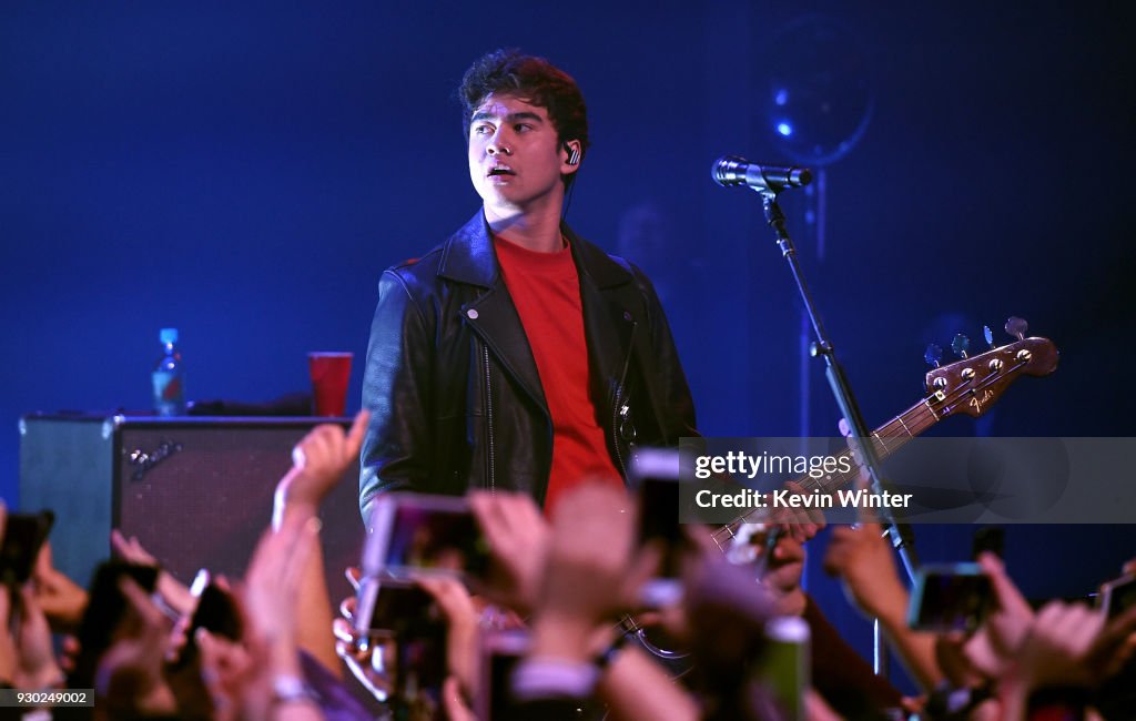IHeartRadio Music Awards Fan Army Celebration Presented By Taco Bell with 5 Seconds Of Summer at the iHeartRadio Theater