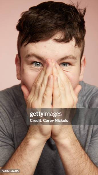 Actor Barry Keoghan from the film "American Animals" poses for a portrait in the Getty Images Portrait Studio Powered by Pizza Hut at the 2018 SXSW...