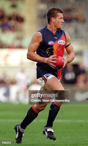 Glen Jakovich for the West Coast in action during round 10 of the AFL season played between the Carlton Blues and the West Coast Eagles played at the...