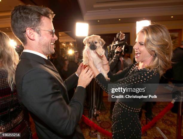 Paw Works Celebrity Ambassador Brad Goreski, Bear and Paw Works Celebrity Ambassador/Board Member Kaley Cuoco attend the James Paw 007 Ties & Tails...