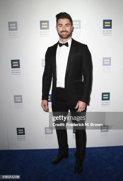 Kyle Krieger attends the Human Rights Campaign's 2018 Los Angeles Gala Dinner at JW Marriott Los Angeles at L.A. LIVE on March 10, 2018 in Los...