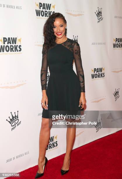 Model Selita Ebanks attends the James Paw 007 Ties & Tails Gala at the Four Seasons Westlake Village on March 10, 2018 in Westlake Village,...