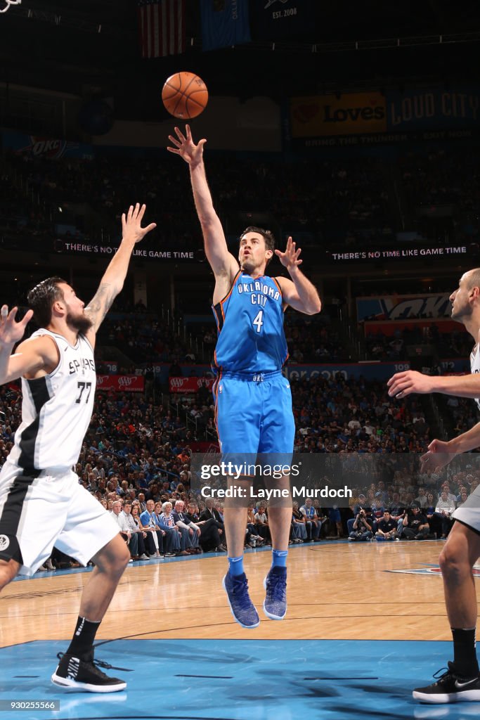 San Antonio Spurs v Oklahoma City Thunder