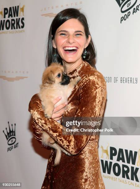 Actress Lindsay Kraft attends the James Paw 007 Ties & Tails Gala at the Four Seasons Westlake Village on March 10, 2018 in Westlake Village,...