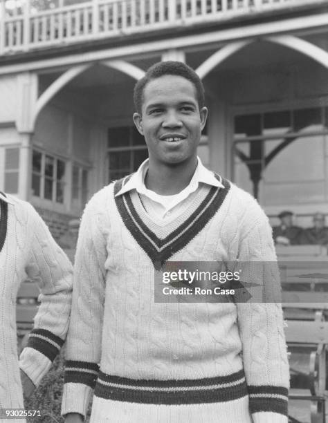 West Indian cricketer Garfield Sobers, 26th April 1957.