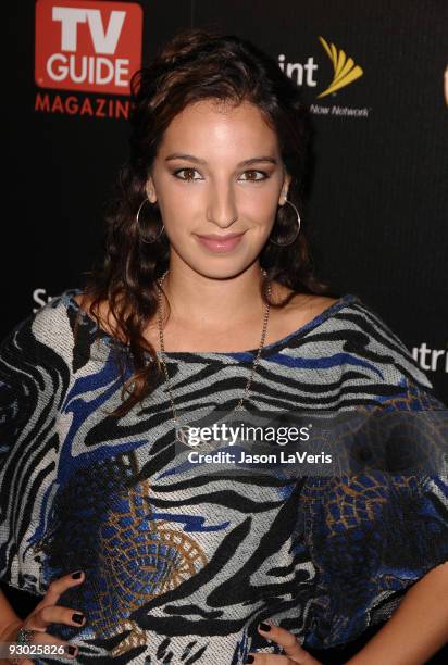 Actress Vanessa Lengies attends TV Guide Magazine's Hot List Party at SLS Hotel on November 10, 2009 in Beverly Hills, California.