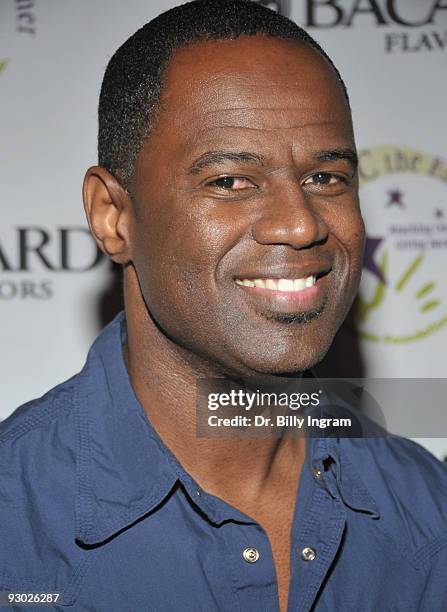 Singer/songwriter Brian McKnight attends the Cedric The Entertainer Reaching Out And Giving Back Event at Pacfic Design Center on November 12, 2009...