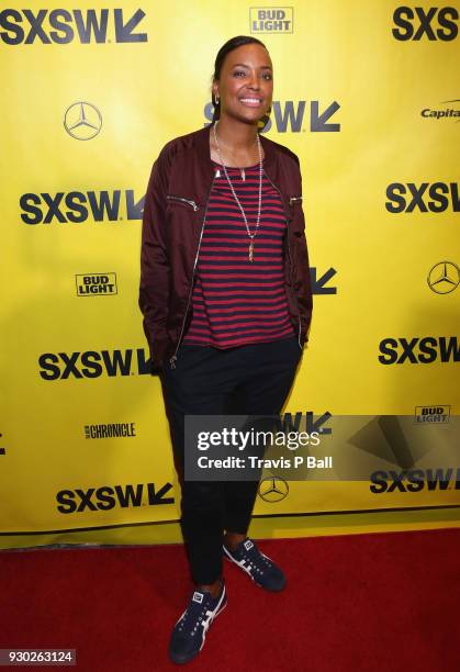 Aisha Tyler attends the premiere of "Nossa Chape" during SXSW at Stateside Theater on March 10, 2018 in Austin, Texas.