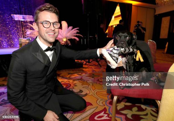 Paw Works Celebrity Ambassador Brad Goreski and Todd attend the James Paw 007 Ties & Tails Gala at the Four Seasons Westlake Village on March 10,...