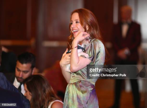 Actress Amy Davidson attends the James Paw 007 Ties & Tails Gala at the Four Seasons Westlake Village on March 10, 2018 in Westlake Village,...