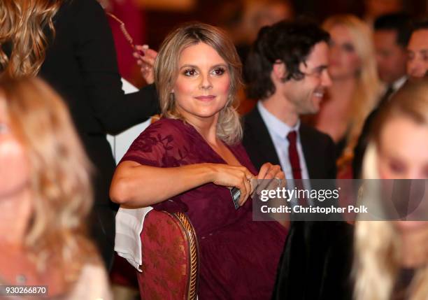 Personality Ali Fedotowsky attends the James Paw 007 Ties & Tails Gala at the Four Seasons Westlake Village on March 10, 2018 in Westlake Village,...