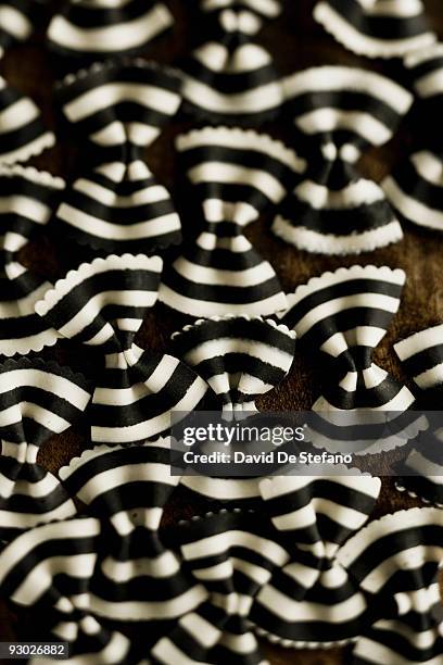 black and white pasta - squid ink stock pictures, royalty-free photos & images