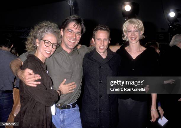 Thomas Gibson, Christine Gibson, Jenna Elfman and Bodhi Elfman