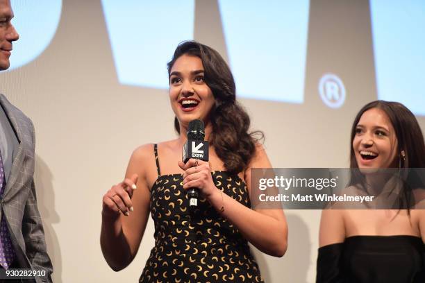 Geraldine Viswanathan attends the "Blockers" Premiere 2018 SXSW Conference and Festivals at Paramount Theatre on March 10, 2018 in Austin, Texas.