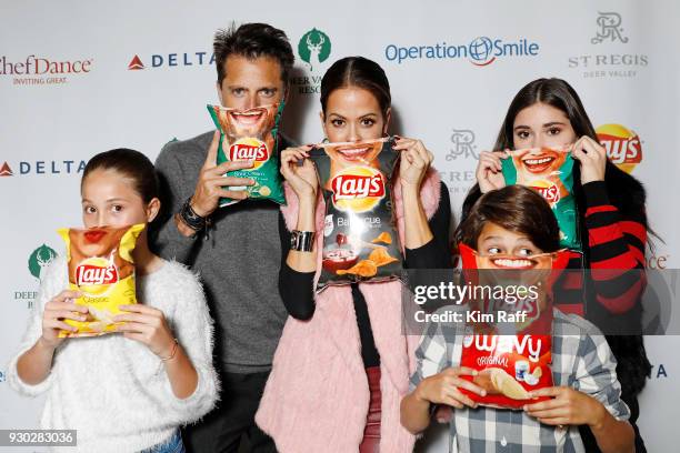 Brooke Burke and David Charvet with their children Sierra, Shaya and Rain attend Operation Smile's 7th Annual Park City Ski Challenge Sponsored by...