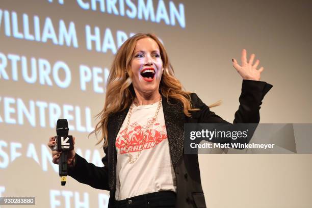 Leslie Mann attends the "Blockers" Premiere 2018 SXSW Conference and Festivals at Paramount Theatre on March 10, 2018 in Austin, Texas.