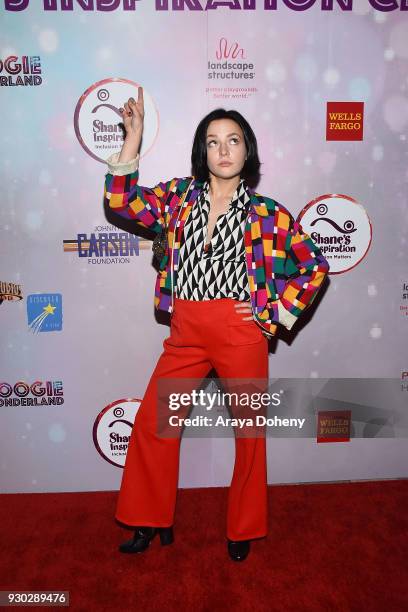 Alexis G. Zall attends Shane's Inspiration's 20th Anniversary "Boogie Wonderland" Gala on March 10, 2018 in Los Angeles, California.