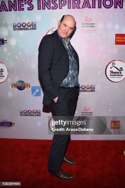 David Koechner attends Shane's Inspiration's 20th Anniversary "Boogie Wonderland" Gala on March 10, 2018 in Los Angeles, California.