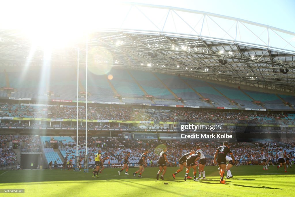 NRL Rd 1 - Tigers v Roosters