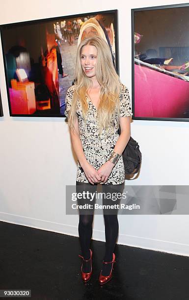 Theodore Richards attends the Vladimir Restoin-Roitfeld exhibition opening at 169 Bowery on February 17, 2009 in New York City.