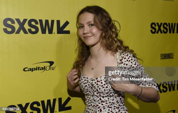 Iris Apatow attends the 'Blockers' Premiere at the Paramount Theatre on March 10, 2018 in Austin, Texas.