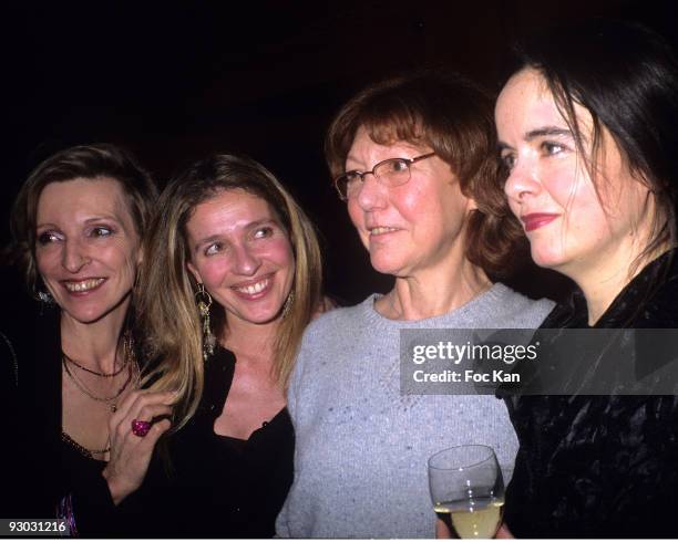 Emmanuelle de Boysson, Carole Chretiennot, Anne Wiazemsky and Amelie Nothomb