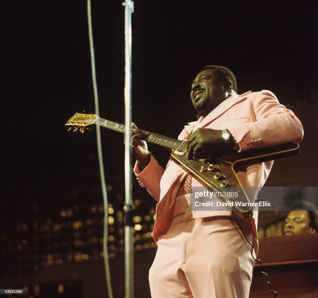 Albert King Performs On Stage In Montreux