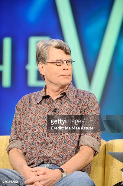 Author Stephen King was a guest on Whoopi Goldberg's Birthday show on "THE VIEW," FRIDAY, NOV. 13, 2009 on the Disney General Entertainment Content...