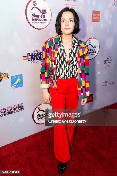 Actress Alexis G. Zall attends the Shane's Inspiration's 20th Anniversary Gala at Vibiana on March 10, 2018 in Los Angeles, California.