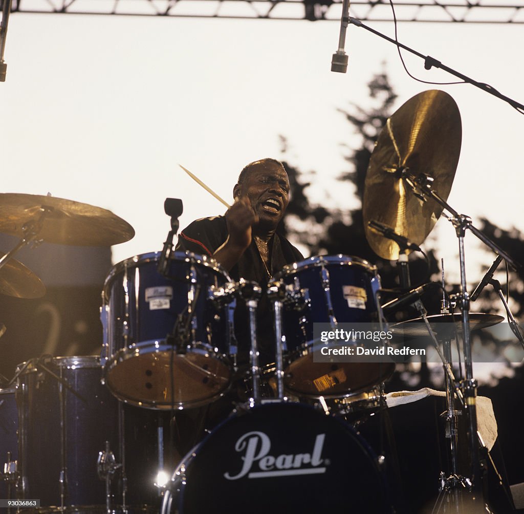 Elvin Jones Performs On Stage