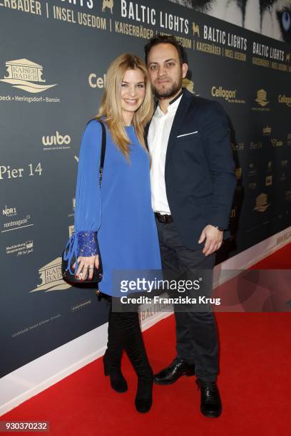 Susan Sideropoulos and her husband Jakob Shtizberg during the 'Baltic Lights' charity event on March 10, 2018 in Heringsdorf, Germany. The annual...